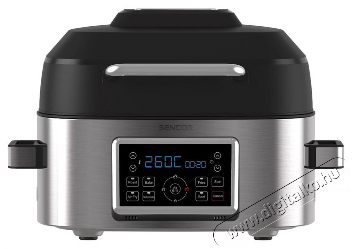Sencor Forr&oacute;levegős fritőz &eacute;s grill Konyhai term&eacute;kek - Konyhai kisg&eacute;p (s&uuml;t&eacute;s / főz&eacute;s / hűt&eacute;s / &eacute;telk&eacute;sz&iacute;t&eacute;s) - L&eacute;gkever&eacute;ses főzőg&eacute;p / elektromos kukta / multifunkci&oacute;s s&uuml;tő - 493596