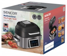 Sencor Forr&oacute;levegős fritőz &eacute;s grill Konyhai term&eacute;kek - Konyhai kisg&eacute;p (s&uuml;t&eacute;s / főz&eacute;s / hűt&eacute;s / &eacute;telk&eacute;sz&iacute;t&eacute;s) - L&eacute;gkever&eacute;ses főzőg&eacute;p / elektromos kukta / multifunkci&oacute;s s&uuml;tő - 493596