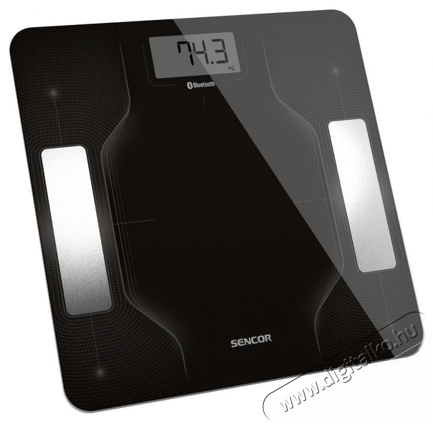 Sencor SBS 8002BK Smart Fitness M&eacute;rleg Sz&eacute;ps&eacute;g&aacute;pol&aacute;s / Eg&eacute;szs&eacute;g - M&eacute;rleg - Szem&eacute;ly m&eacute;rleg - 494467