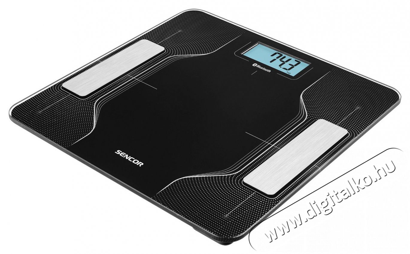 Sencor SBS 8002BK Smart Fitness M&eacute;rleg Sz&eacute;ps&eacute;g&aacute;pol&aacute;s / Eg&eacute;szs&eacute;g - M&eacute;rleg - Szem&eacute;ly m&eacute;rleg - 494467