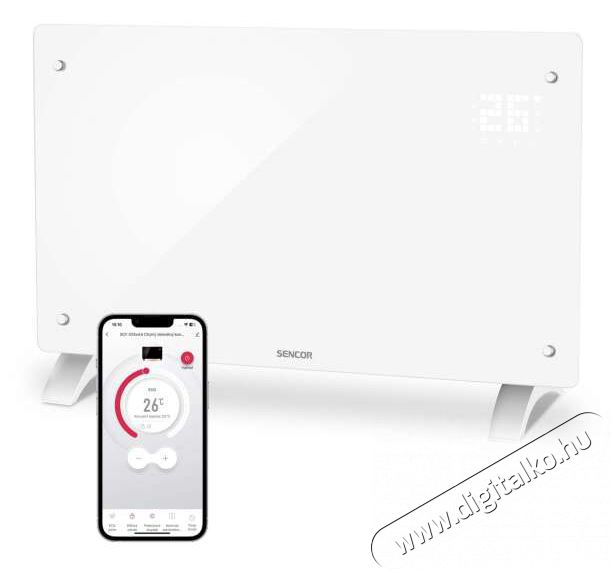 Sencor SCF 4240WH &Uuml;veg konvektor H&aacute;ztart&aacute;s / Otthon / K&uuml;lt&eacute;r - Fűt&eacute;s - Konvektor - 494099