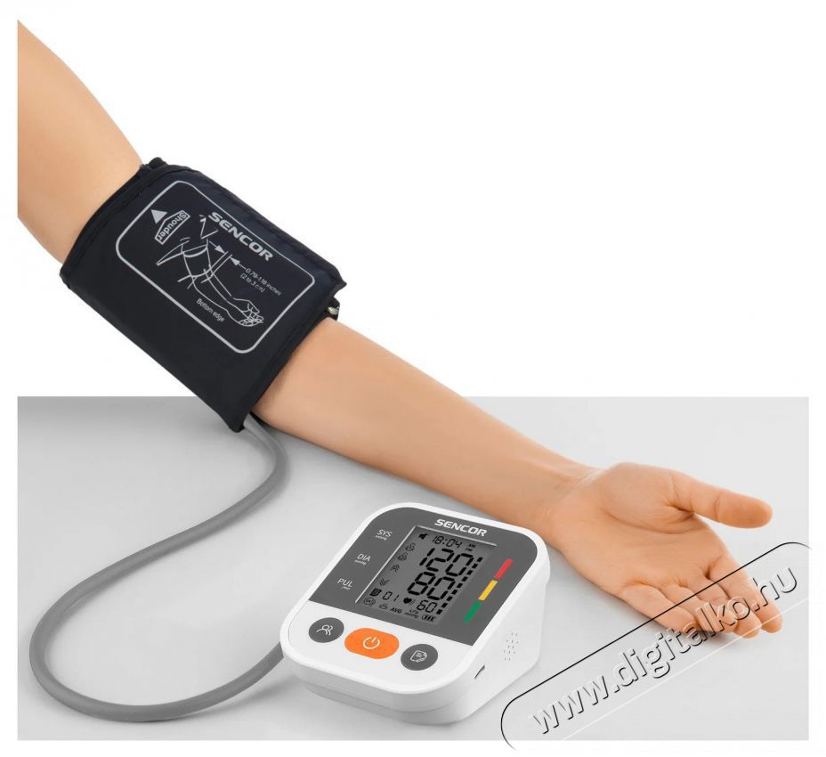 Sencor SBP 1100WH V&eacute;rnyom&aacute;sm&eacute;rő Sz&eacute;ps&eacute;g&aacute;pol&aacute;s / Eg&eacute;szs&eacute;g - V&eacute;rnyom&aacute;sm&eacute;rő - Felkaros v&eacute;rnyom&aacute;sm&eacute;rő - 493597