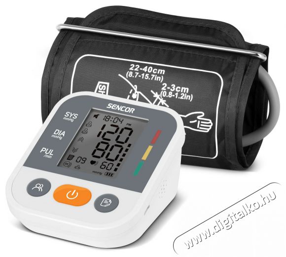 Sencor SBP 1100WH V&eacute;rnyom&aacute;sm&eacute;rő Sz&eacute;ps&eacute;g&aacute;pol&aacute;s / Eg&eacute;szs&eacute;g - V&eacute;rnyom&aacute;sm&eacute;rő - Felkaros v&eacute;rnyom&aacute;sm&eacute;rő - 493597