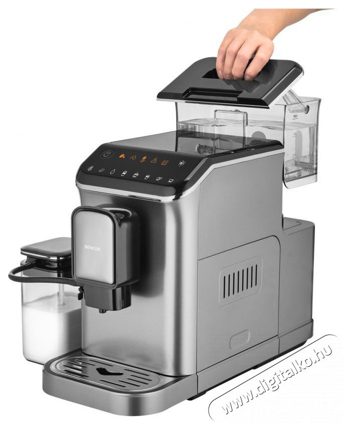 Sencor SES 8000BK Automata k&aacute;v&eacute;főző 1350W Konyhai term&eacute;kek - K&aacute;v&eacute;főző / k&aacute;v&eacute;&ouml;rlő / kieg&eacute;sz&iacute;tő - Automata k&aacute;v&eacute;főző - 493604