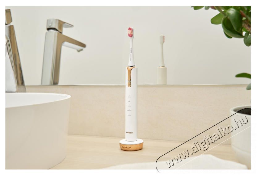 Sencor SOC 4103GD Elektromos fogkefe Sz&eacute;ps&eacute;g&aacute;pol&aacute;s / Eg&eacute;szs&eacute;g - Sz&aacute;j / fog &aacute;pol&aacute;s - Elektromos fogkefe - 493699