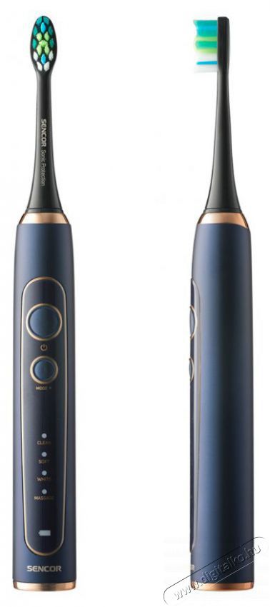 Sencor SOC 4200BL Elektromos fogkefe Sz&eacute;ps&eacute;g&aacute;pol&aacute;s / Eg&eacute;szs&eacute;g - Sz&aacute;j / fog &aacute;pol&aacute;s - Elektromos fogkefe - 492266