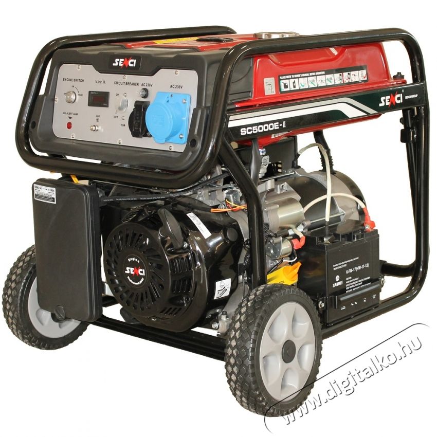 SENCI Senci SC-5000E &aacute;ramfejlesztő - 4,5 kW elektromos ind&iacute;t&aacute;s H&aacute;ztart&aacute;s / Otthon / K&uuml;lt&eacute;r - Egy&eacute;b h&aacute;ztart&aacute;si term&eacute;k - 455883