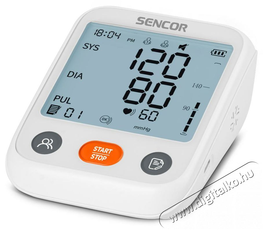 Sencor SBP 1150WH V&eacute;rnyom&aacute;sm&eacute;rő Sz&eacute;ps&eacute;g&aacute;pol&aacute;s / Eg&eacute;szs&eacute;g - V&eacute;rnyom&aacute;sm&eacute;rő - Felkaros v&eacute;rnyom&aacute;sm&eacute;rő - 493598