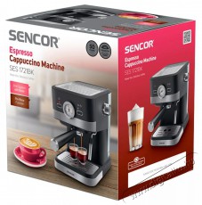Sencor SES 1721BK Eszpressz&oacute; k&aacute;v&eacute;főző Konyhai term&eacute;kek - K&aacute;v&eacute;főző / k&aacute;v&eacute;&ouml;rlő / kieg&eacute;sz&iacute;tő - Pressz&oacute; k&aacute;v&eacute;főző - 493602