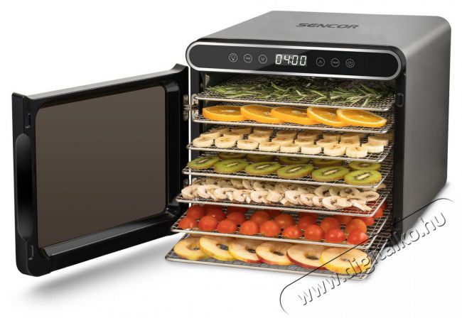 Sencor SFD 7750SS Gy&uuml;m&ouml;lcsaszal&oacute; 7 sz&aacute;r&iacute;t&oacute;t&aacute;lc&aacute;val Konyhai term&eacute;kek - Konyhai kisg&eacute;p (s&uuml;t&eacute;s / főz&eacute;s / hűt&eacute;s / &eacute;telk&eacute;sz&iacute;t&eacute;s) - Gy&uuml;m&ouml;lcsaszal&oacute; - 493017