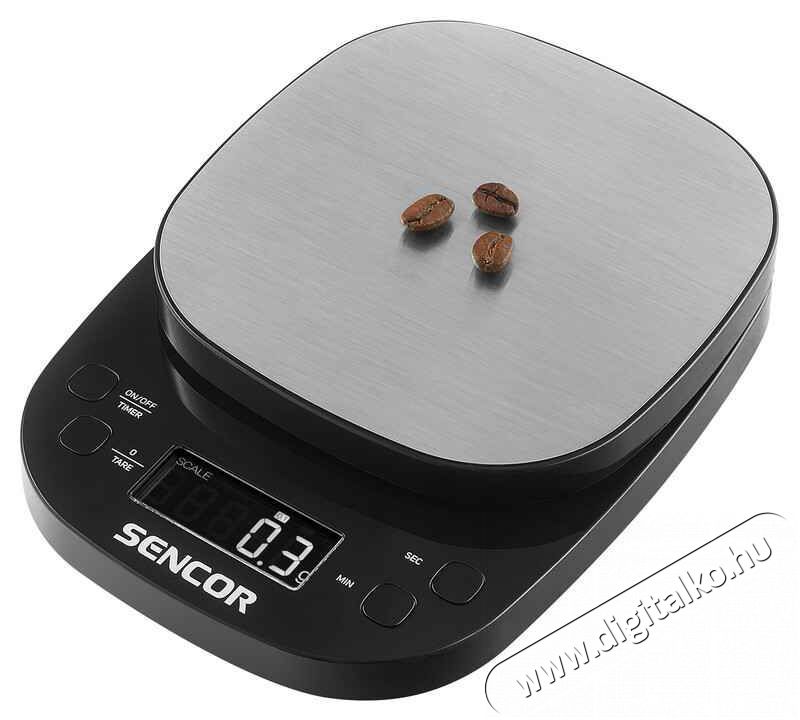 Sencor SKS 0804BK Barista m&eacute;rleg Konyhai term&eacute;kek - K&aacute;v&eacute;főző / k&aacute;v&eacute;&ouml;rlő / kieg&eacute;sz&iacute;tő - K&aacute;v&eacute;főző kieg&eacute;sz&iacute;tő - 495668
