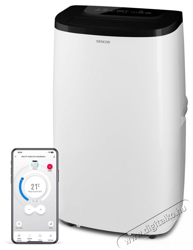 Sencor SAC MT1238CH Mobil kl&iacute;ma H&aacute;ztart&aacute;s / Otthon / K&uuml;lt&eacute;r - Ventil&aacute;tor / L&eacute;gkondicion&aacute;l&oacute; - Mobil kl&iacute;ma - 495786