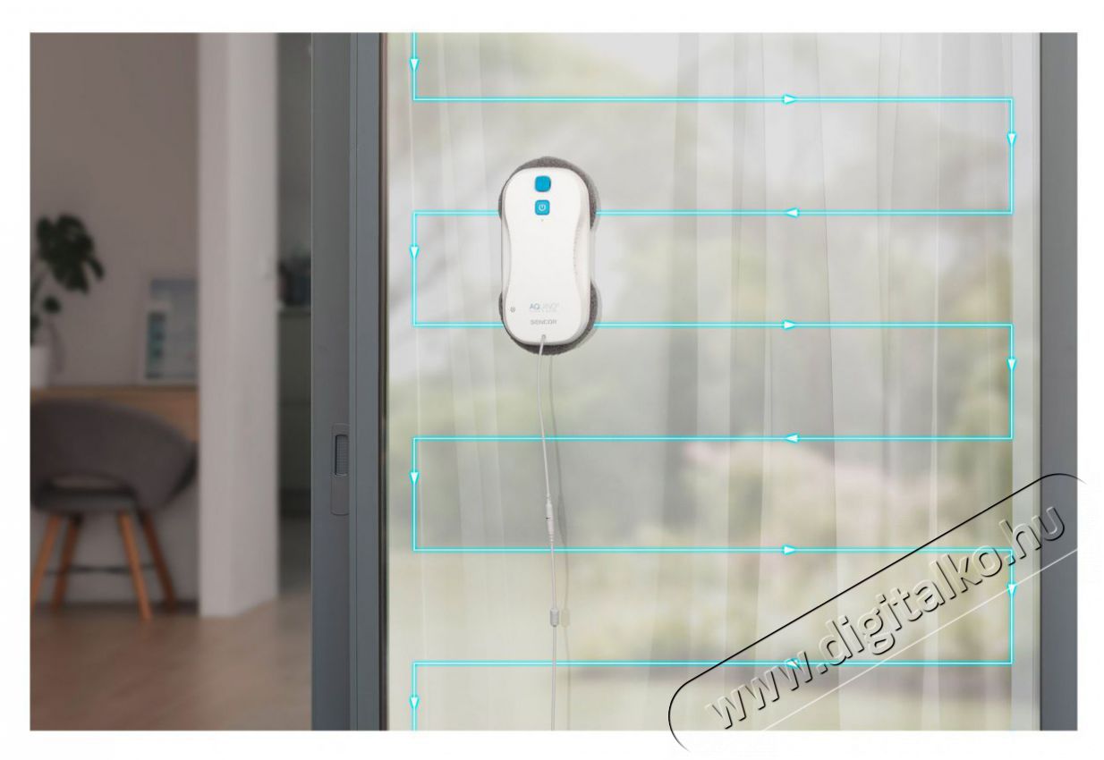 Sencor SRW 6010WH Ablaktiszt&iacute;t&oacute; Robot H&aacute;ztart&aacute;s / Otthon / K&uuml;lt&eacute;r - Tiszt&iacute;t&oacute; / mos&oacute; - Ablaktiszt&iacute;t&oacute; - 496737
