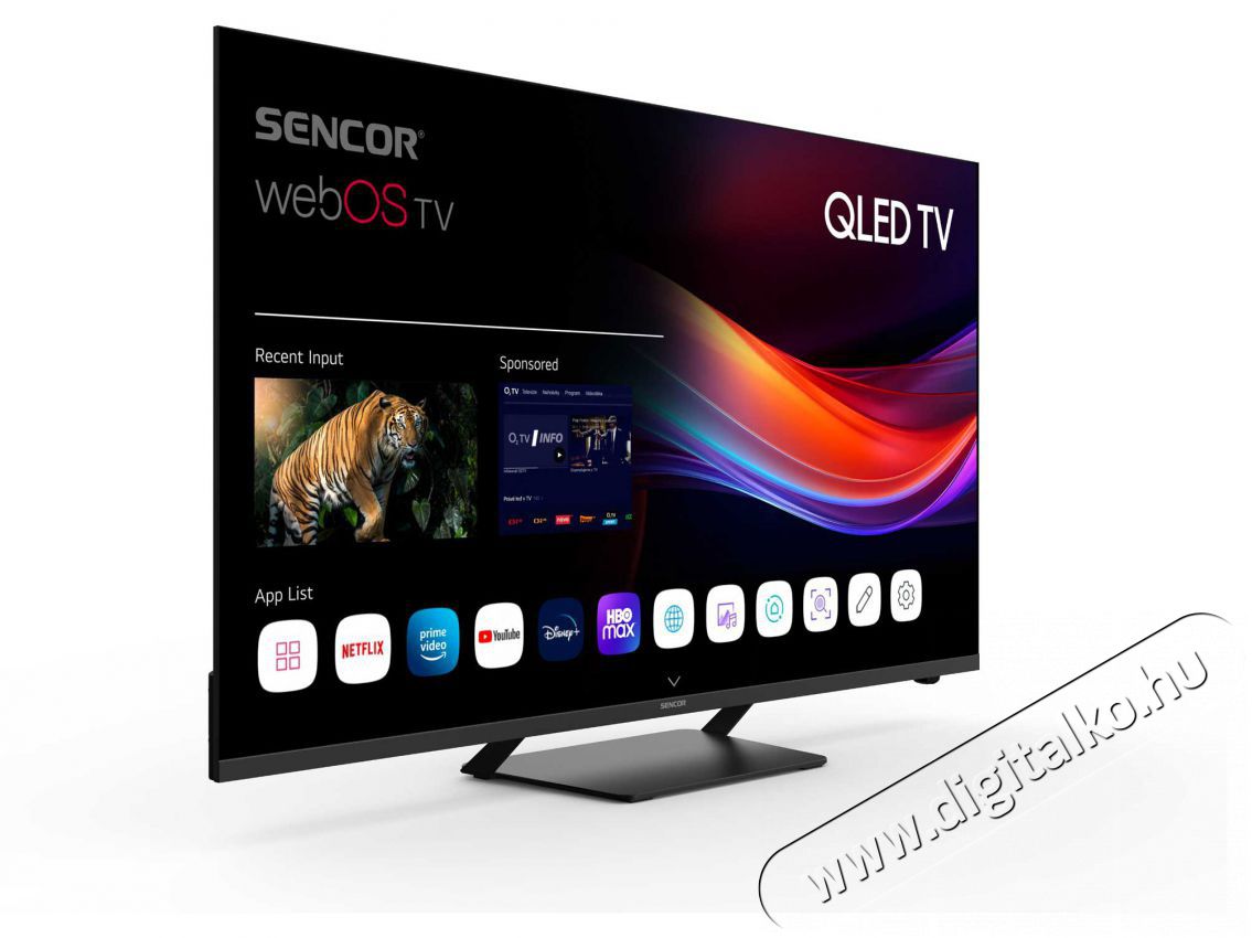 Sencor SLE 50Q870TCSB Q-SERIES TV Telev&iacute;zi&oacute;k - LED telev&iacute;zi&oacute; - UHD 4K felbont&aacute;s&uacute; - 499312