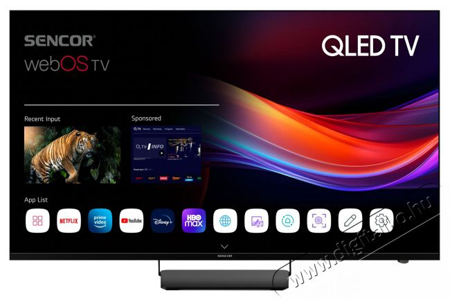 Sencor SLE 50Q870TCSB Q-SERIES TV Telev&iacute;zi&oacute;k - LED telev&iacute;zi&oacute; - UHD 4K felbont&aacute;s&uacute; - 499312