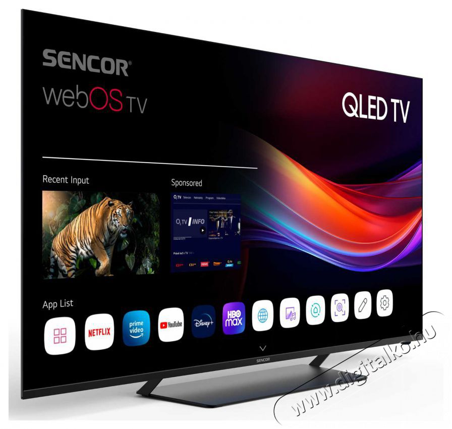 Sencor SLE 65Q870TCSB Q-SERIES TV Telev&iacute;zi&oacute;k - LED telev&iacute;zi&oacute; - UHD 4K felbont&aacute;s&uacute; - 499314