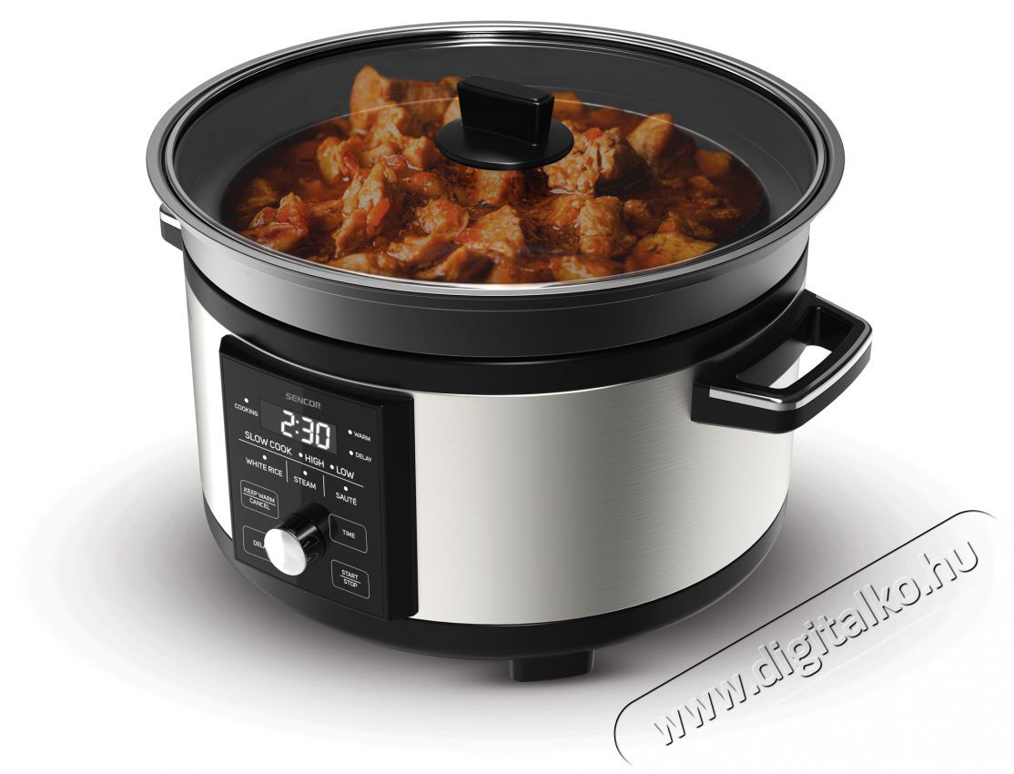Sencor SPR 5520SS Lass&uacute; főző ed&eacute;ny Konyhai term&eacute;kek - Konyhai kisg&eacute;p (s&uuml;t&eacute;s / főz&eacute;s / hűt&eacute;s / &eacute;telk&eacute;sz&iacute;t&eacute;s) - L&eacute;gkever&eacute;ses főzőg&eacute;p / elektromos kukta / multifunkci&oacute;s s&uuml;tő - 499599