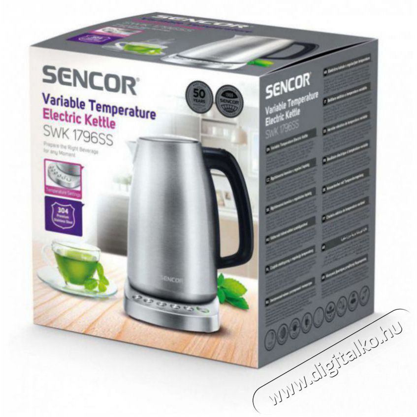 Sencor SWK 1796SS v&iacute;zforral&oacute; Konyhai term&eacute;kek - V&iacute;zforral&oacute; / teafőző - 354927