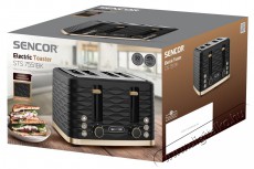 Sencor STS 7551BK Keny&eacute;rpir&iacute;t&oacute; 4szeletes Konyhai term&eacute;kek - Konyhai kisg&eacute;p (s&uuml;t&eacute;s / főz&eacute;s / hűt&eacute;s / &eacute;telk&eacute;sz&iacute;t&eacute;s) - Keny&eacute;rpir&iacute;t&oacute; - 493704
