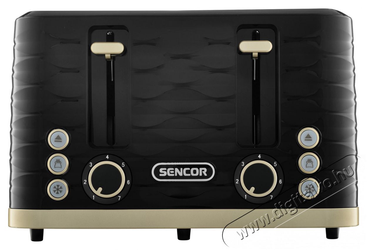 Sencor STS 7551BK Keny&eacute;rpir&iacute;t&oacute; 4szeletes Konyhai term&eacute;kek - Konyhai kisg&eacute;p (s&uuml;t&eacute;s / főz&eacute;s / hűt&eacute;s / &eacute;telk&eacute;sz&iacute;t&eacute;s) - Keny&eacute;rpir&iacute;t&oacute; - 493704