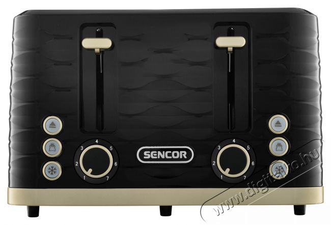 Sencor STS 7551BK Keny&eacute;rpir&iacute;t&oacute; 4szeletes Konyhai term&eacute;kek - Konyhai kisg&eacute;p (s&uuml;t&eacute;s / főz&eacute;s / hűt&eacute;s / &eacute;telk&eacute;sz&iacute;t&eacute;s) - Keny&eacute;rpir&iacute;t&oacute; - 493704