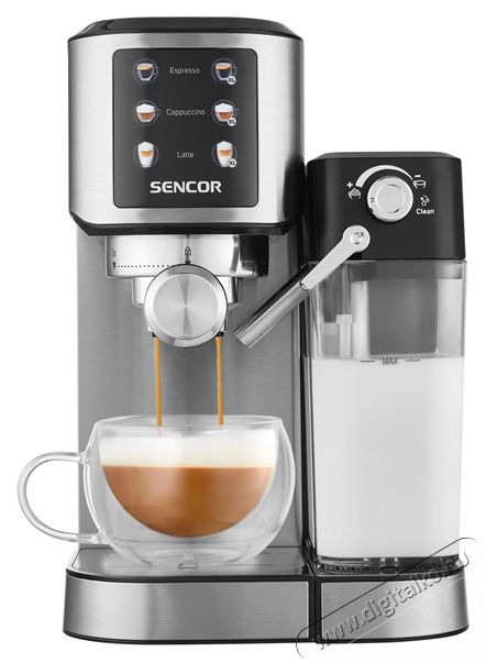 Sencor SES 4910SS f&eacute;lautomata k&aacute;v&eacute;főző Konyhai term&eacute;kek - K&aacute;v&eacute;főző / k&aacute;v&eacute;&ouml;rlő / kieg&eacute;sz&iacute;tő - Automata k&aacute;v&eacute;főző - 502023