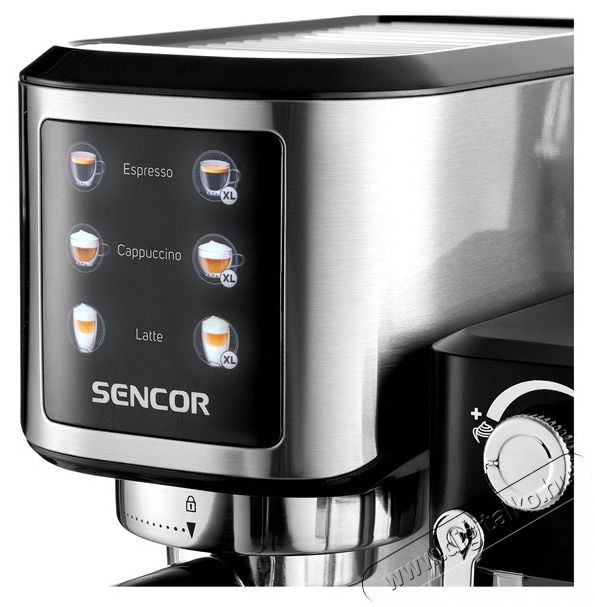 Sencor SES 4910SS f&eacute;lautomata k&aacute;v&eacute;főző Konyhai term&eacute;kek - K&aacute;v&eacute;főző / k&aacute;v&eacute;&ouml;rlő / kieg&eacute;sz&iacute;tő - Automata k&aacute;v&eacute;főző - 502023