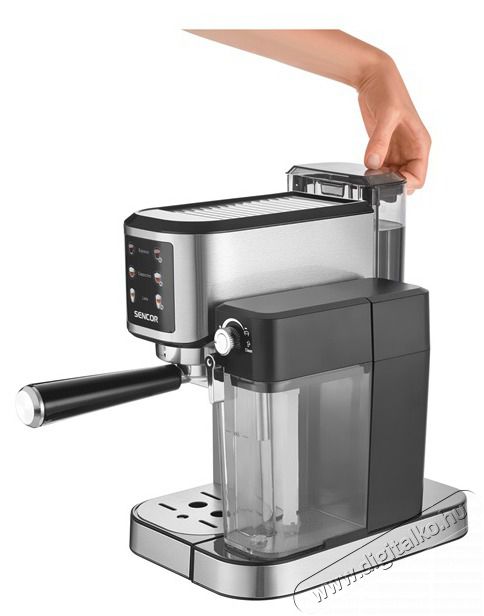 Sencor SES 4910SS f&eacute;lautomata k&aacute;v&eacute;főző Konyhai term&eacute;kek - K&aacute;v&eacute;főző / k&aacute;v&eacute;&ouml;rlő / kieg&eacute;sz&iacute;tő - Automata k&aacute;v&eacute;főző - 502023