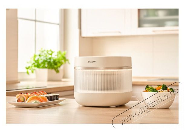 Sencor SRM 2000WH LOW CARB rizsfőző Konyhai term&eacute;kek - Konyhai kisg&eacute;p (s&uuml;t&eacute;s / főz&eacute;s / hűt&eacute;s / &eacute;telk&eacute;sz&iacute;t&eacute;s) - Rizsfőző - 502132