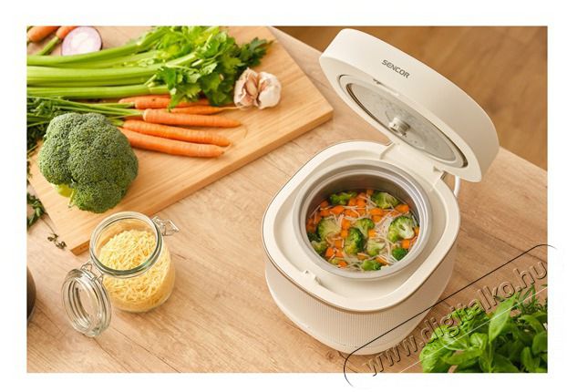 Sencor SRM 2000WH LOW CARB rizsfőző Konyhai term&eacute;kek - Konyhai kisg&eacute;p (s&uuml;t&eacute;s / főz&eacute;s / hűt&eacute;s / &eacute;telk&eacute;sz&iacute;t&eacute;s) - Rizsfőző - 502132
