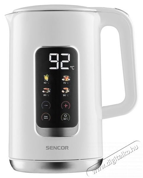 Sencor SWK 0950WH 1,7L-es feh&eacute;r v&iacute;zforral&oacute; Konyhai term&eacute;kek - V&iacute;zforral&oacute; / teafőző - 502162