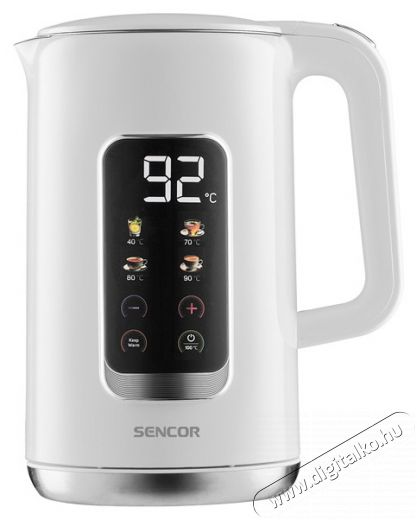 Sencor SWK 0950WH 1,7L-es feh&eacute;r v&iacute;zforral&oacute; Konyhai term&eacute;kek - V&iacute;zforral&oacute; / teafőző - 502162
