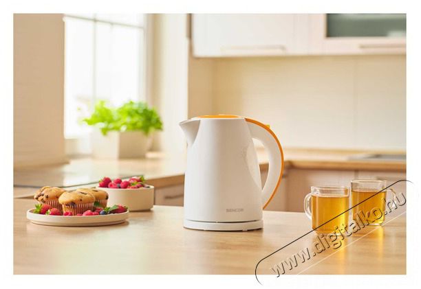 Sencor SWK 1513OR 1,5L-es narancss&aacute;rga v&iacute;zforral&oacute; Konyhai term&eacute;kek - V&iacute;zforral&oacute; / teafőző - 502166