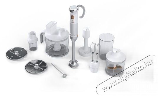 Sencor SHB 6551WH 10in1 feh&eacute;r botmixer Konyhai term&eacute;kek - Konyhai kisg&eacute;p (elők&eacute;sz&iacute;t&eacute;s / feldolgoz&aacute;s) - Botmixer - 502425