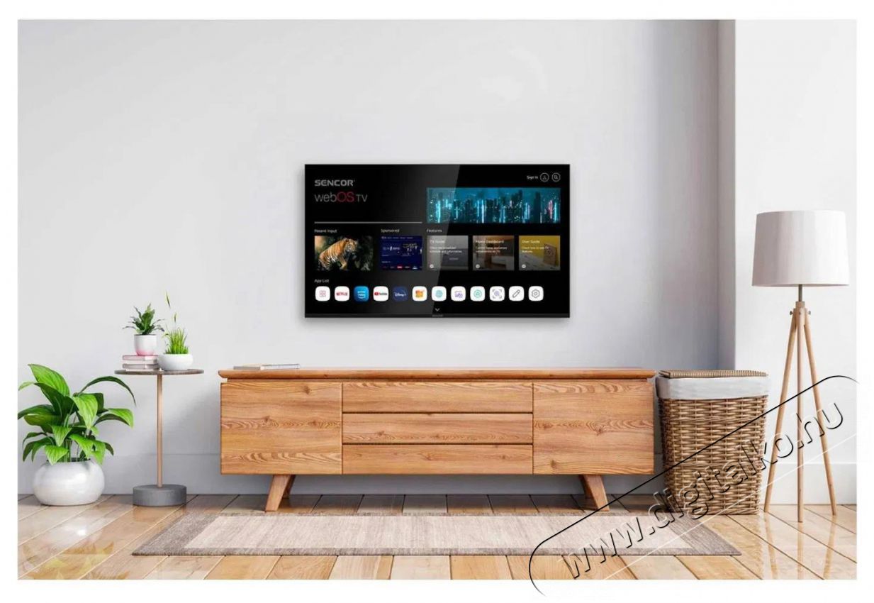 Sencor 43  SLE 43US804B Telev&iacute;zi&oacute;k - LED telev&iacute;zi&oacute; - UHD 4K felbont&aacute;s&uacute; - 506066