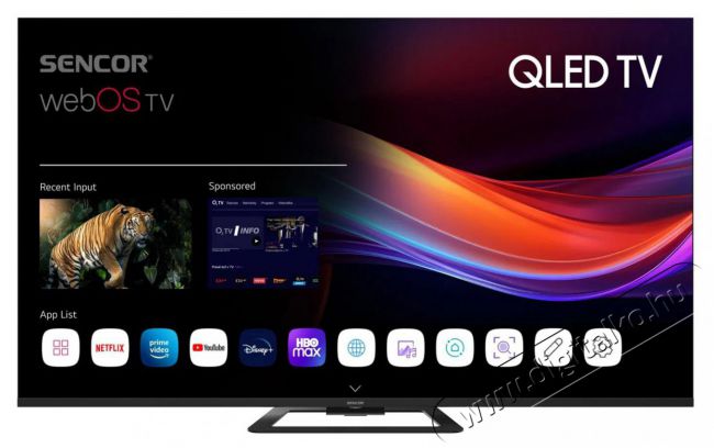 Sencor 65  SLE 65Q871B Telev&iacute;zi&oacute;k - OLED telev&iacute;zi&oacute; - UHD 4K felbont&aacute;s&uacute; - 506064