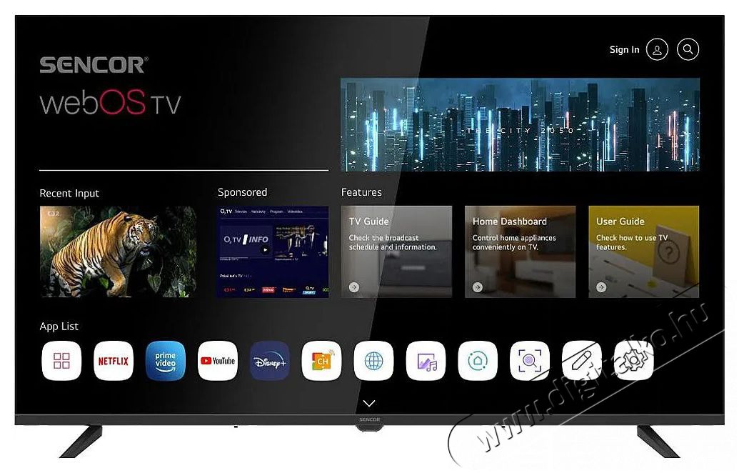 Sencor 40  SLE 40FS802TCS Telev&iacute;zi&oacute;k - LCD telev&iacute;zi&oacute; - 506053