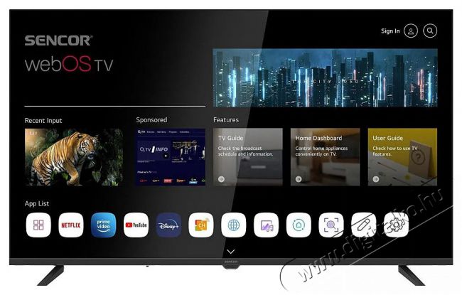 Sencor 40  SLE 40FS802TCS Telev&iacute;zi&oacute;k - LCD telev&iacute;zi&oacute; - 506053