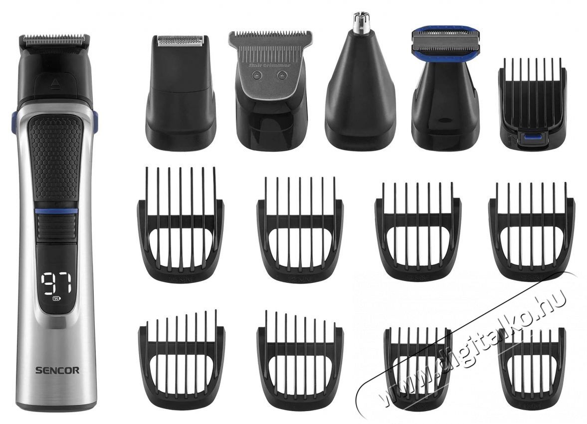 Sencor SHP 8500BK Sz&eacute;ps&eacute;g&aacute;pol&aacute;s / Eg&eacute;szs&eacute;g - Haj&aacute;pol&aacute;s - Haj / szak&aacute;ll v&aacute;g&oacute;, ny&iacute;r&oacute; - 512309