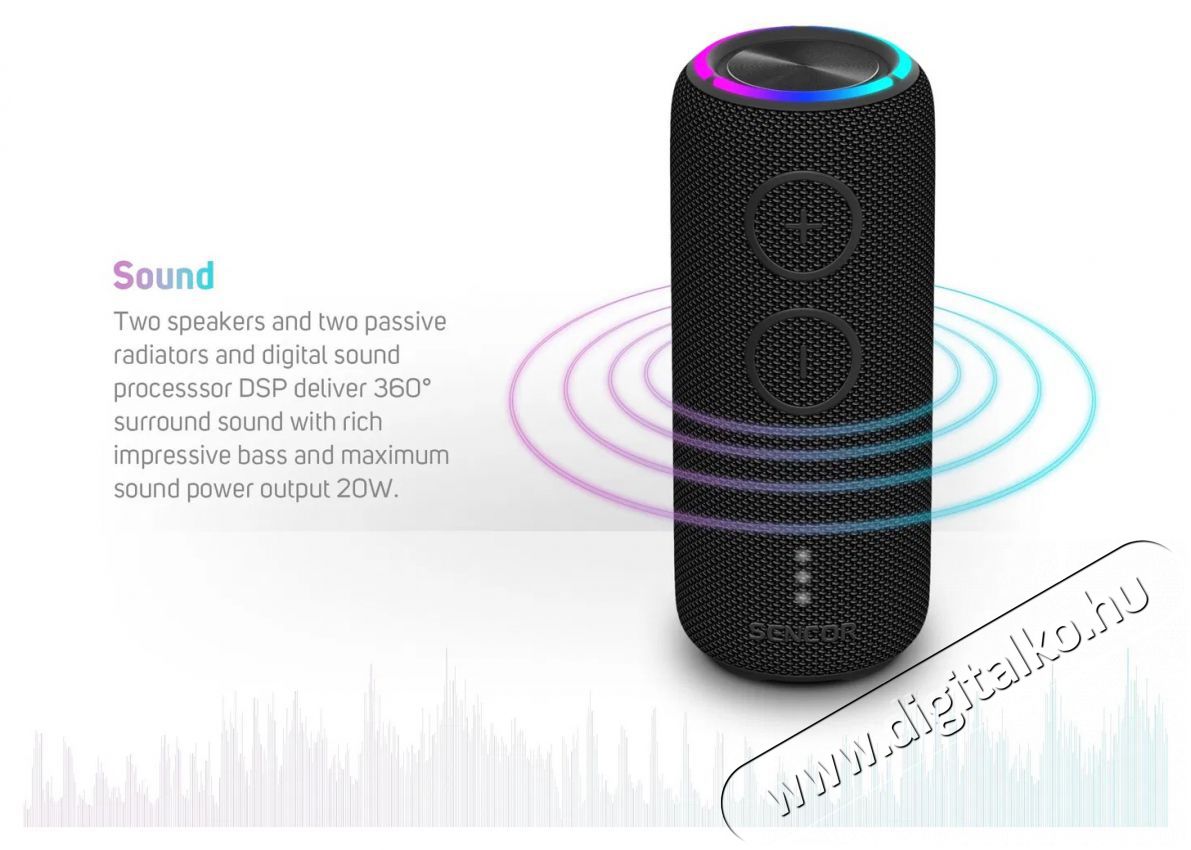 Sencor SIRIUS 2 OLIVE Audio-Video / Hifi / Multim&eacute;dia - Hordozhat&oacute;, vezet&eacute;k n&eacute;lk&uuml;li / bluetooth hangsug&aacute;rz&oacute; - Hordozhat&oacute;, vezet&eacute;k n&eacute;lk&uuml;li / bluetooth hangsug&aacute;rz&oacute; - 521415