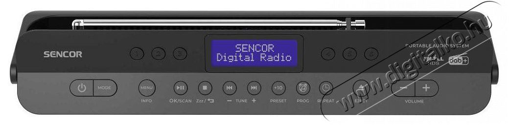 Sencor SPT 7500DB Audio-Video / Hifi / Multim&eacute;dia - R&aacute;di&oacute; / &oacute;r&aacute;s r&aacute;di&oacute; - Asztali r&aacute;di&oacute; - 525934