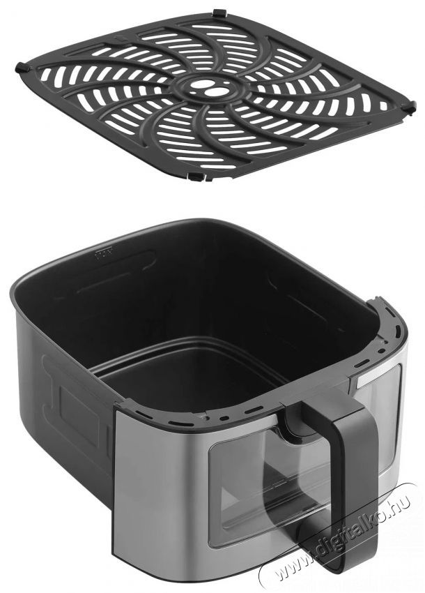 Sencor SFR 9000SS Forr&oacute;levegős fritőz Konyhai term&eacute;kek - Konyhai kisg&eacute;p (s&uuml;t&eacute;s / főz&eacute;s / hűt&eacute;s / &eacute;telk&eacute;sz&iacute;t&eacute;s) - L&eacute;gkever&eacute;ses főzőg&eacute;p / elektromos kukta / multifunkci&oacute;s s&uuml;tő - 526736