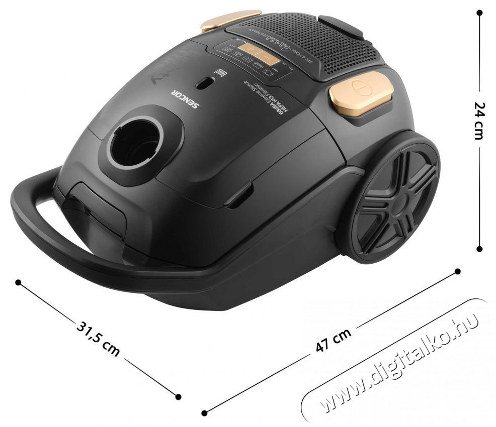 Sencor SVC 8310BK 4AAAA EcoPower H&aacute;ztart&aacute;s / Otthon / K&uuml;lt&eacute;r - Porsz&iacute;v&oacute; / takar&iacute;t&oacute;g&eacute;p - Porzs&aacute;kos porsz&iacute;v&oacute; - 519137