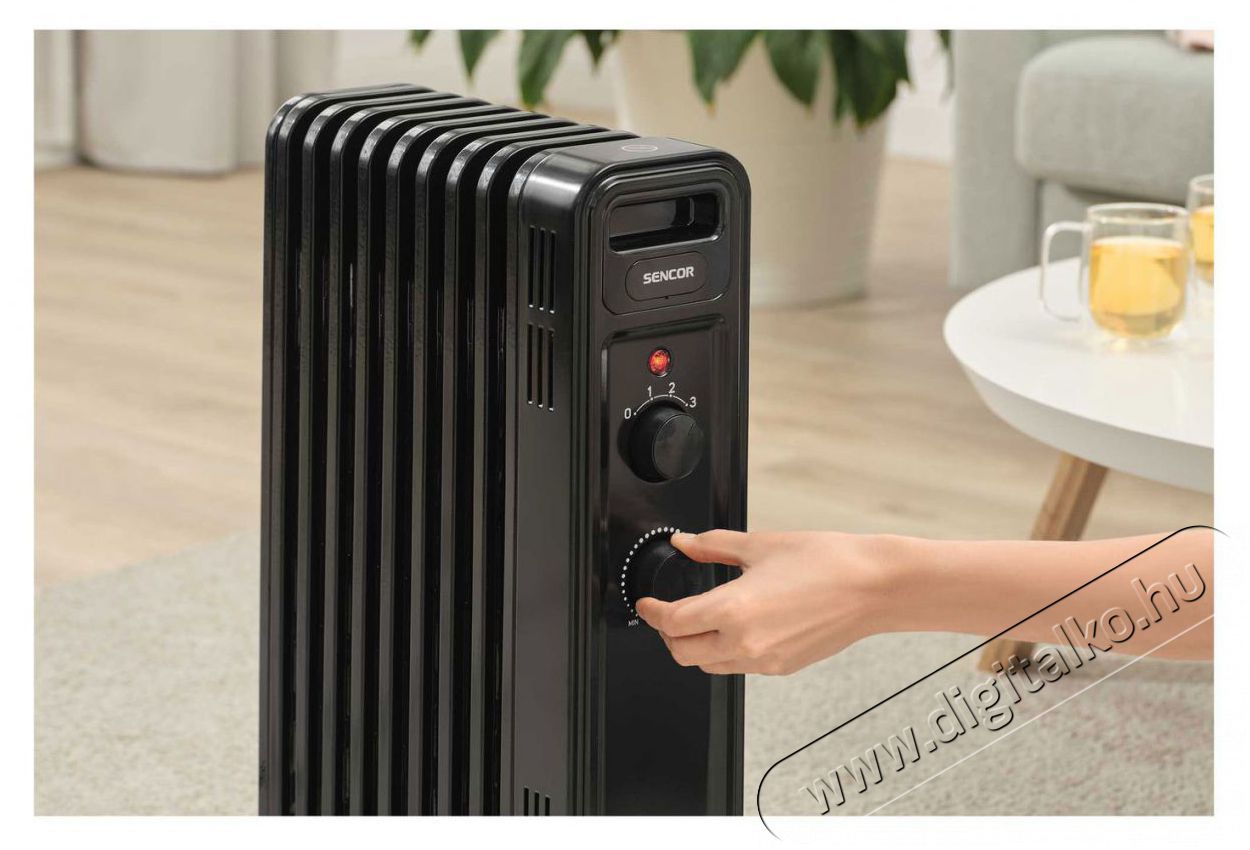 Sencor SOH 3509BK H&aacute;ztart&aacute;s / Otthon / K&uuml;lt&eacute;r - Fűt&eacute;s - Olajradi&aacute;tor - 530002
