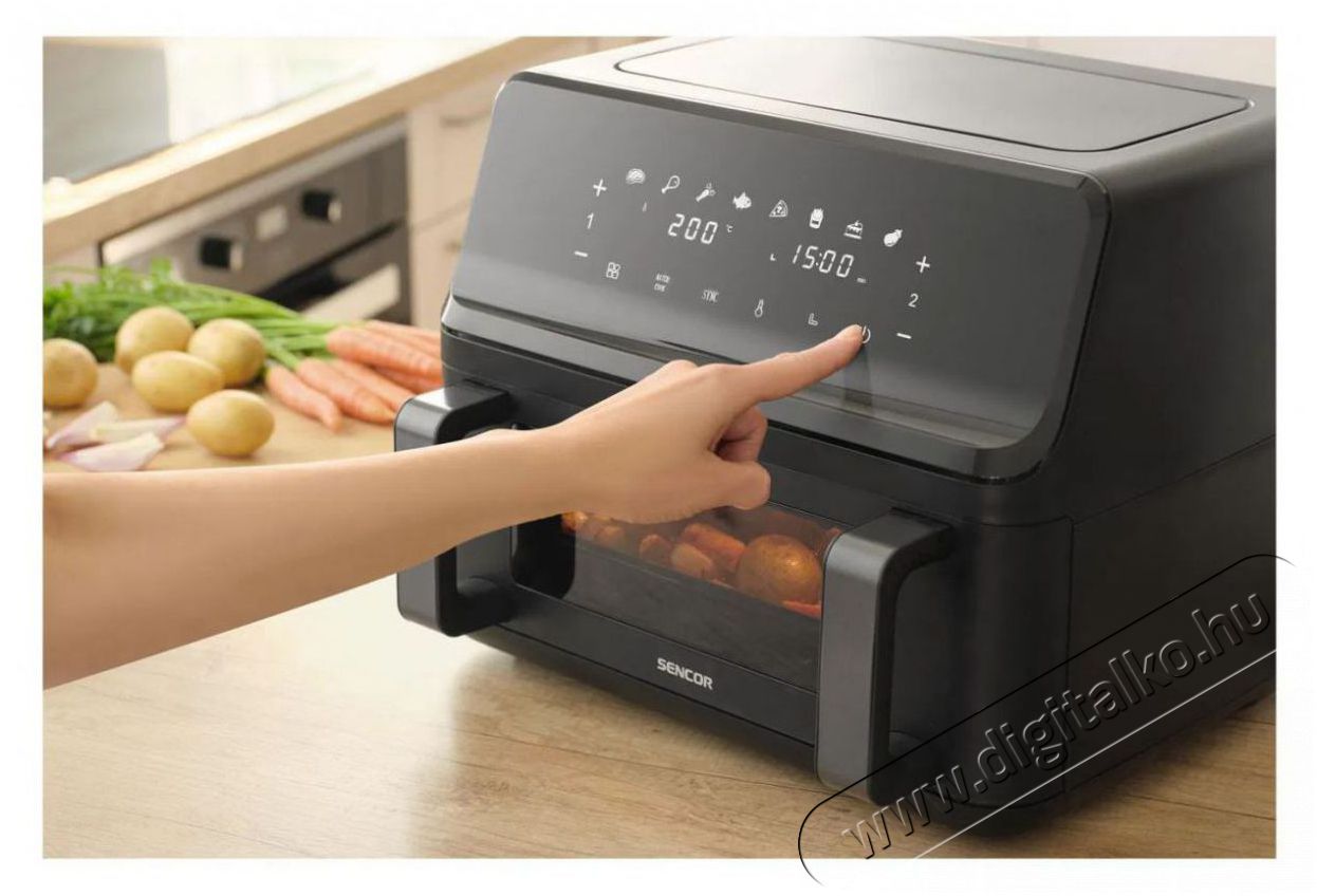 Sencor SFR 9650BK Konyhai term&eacute;kek - Konyhai kisg&eacute;p (s&uuml;t&eacute;s / főz&eacute;s / hűt&eacute;s / &eacute;telk&eacute;sz&iacute;t&eacute;s) - L&eacute;gkever&eacute;ses főzőg&eacute;p / elektromos kukta / multifunkci&oacute;s s&uuml;tő - 529995