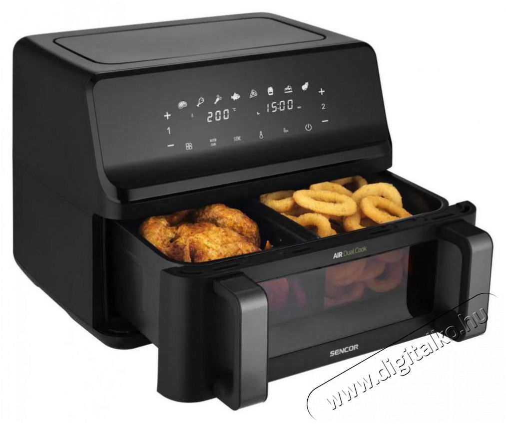 Sencor SFR 9650BK Konyhai term&eacute;kek - Konyhai kisg&eacute;p (s&uuml;t&eacute;s / főz&eacute;s / hűt&eacute;s / &eacute;telk&eacute;sz&iacute;t&eacute;s) - L&eacute;gkever&eacute;ses főzőg&eacute;p / elektromos kukta / multifunkci&oacute;s s&uuml;tő - 529995