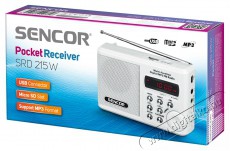 Sencor SRD 215 Zsebr&aacute;di&oacute; - feh&eacute;r Audio-Video / Hifi / Multim&eacute;dia - R&aacute;di&oacute; / &oacute;r&aacute;s r&aacute;di&oacute; - Hordozhat&oacute;, zseb-, t&aacute;ska r&aacute;di&oacute; - 260548