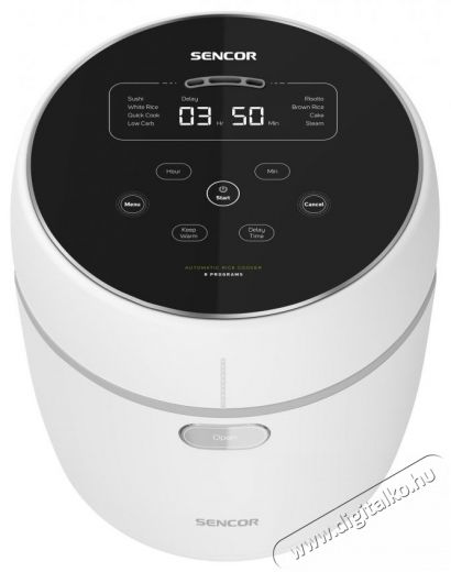 Sencor SRM 0670WH Low Carb Rizsfőző Konyhai term&eacute;kek - Konyhai kisg&eacute;p (s&uuml;t&eacute;s / főz&eacute;s / hűt&eacute;s / &eacute;telk&eacute;sz&iacute;t&eacute;s) - Rizsfőző - 501026