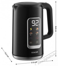 Sencor SWK 0951BK Konyhai term&eacute;kek - V&iacute;zforral&oacute; / teafőző - 513194