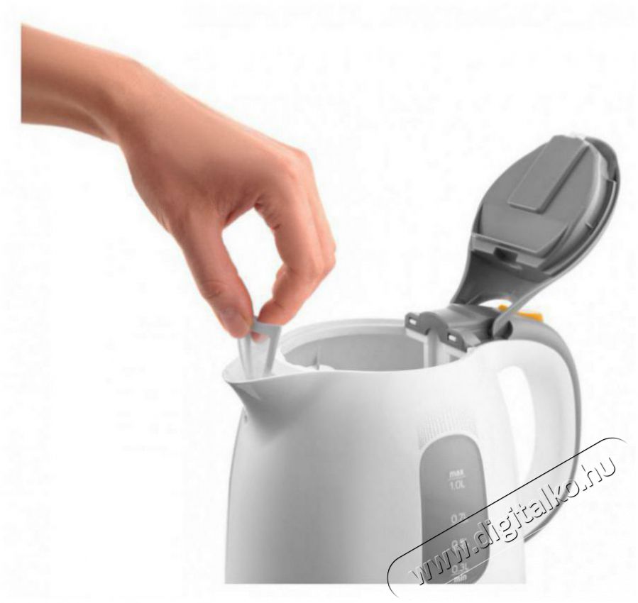 Sencor SWK 1100WH 1,0L-es feh&eacute;r v&iacute;zforral&oacute; Konyhai term&eacute;kek - V&iacute;zforral&oacute; / teafőző - 502163